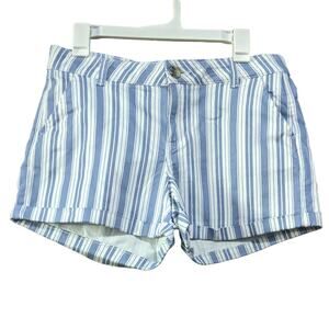 So Low Rise striped midi shorts 4in Inseam Stretch Size 11
